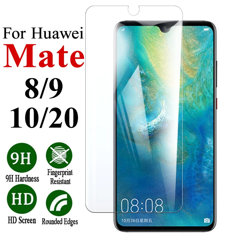 Защитное стекло для Huawei Mate 20 Lite 10 Pro протектор экрана из закаленного стекла Huawai 8 9