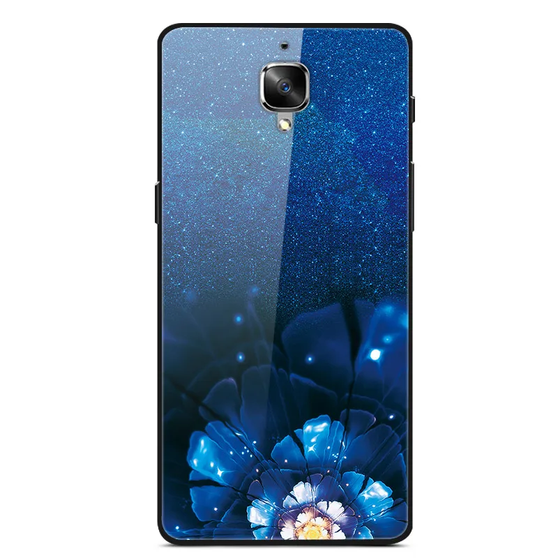 10 Закаленное Стекло чехол для Oneplus 3T Чехол Жесткий PC Красочные задняя крышка для One plus 3 One plus 3T телефон бампер чехол Oneplus3T 3T Fundas - Цвет: 10