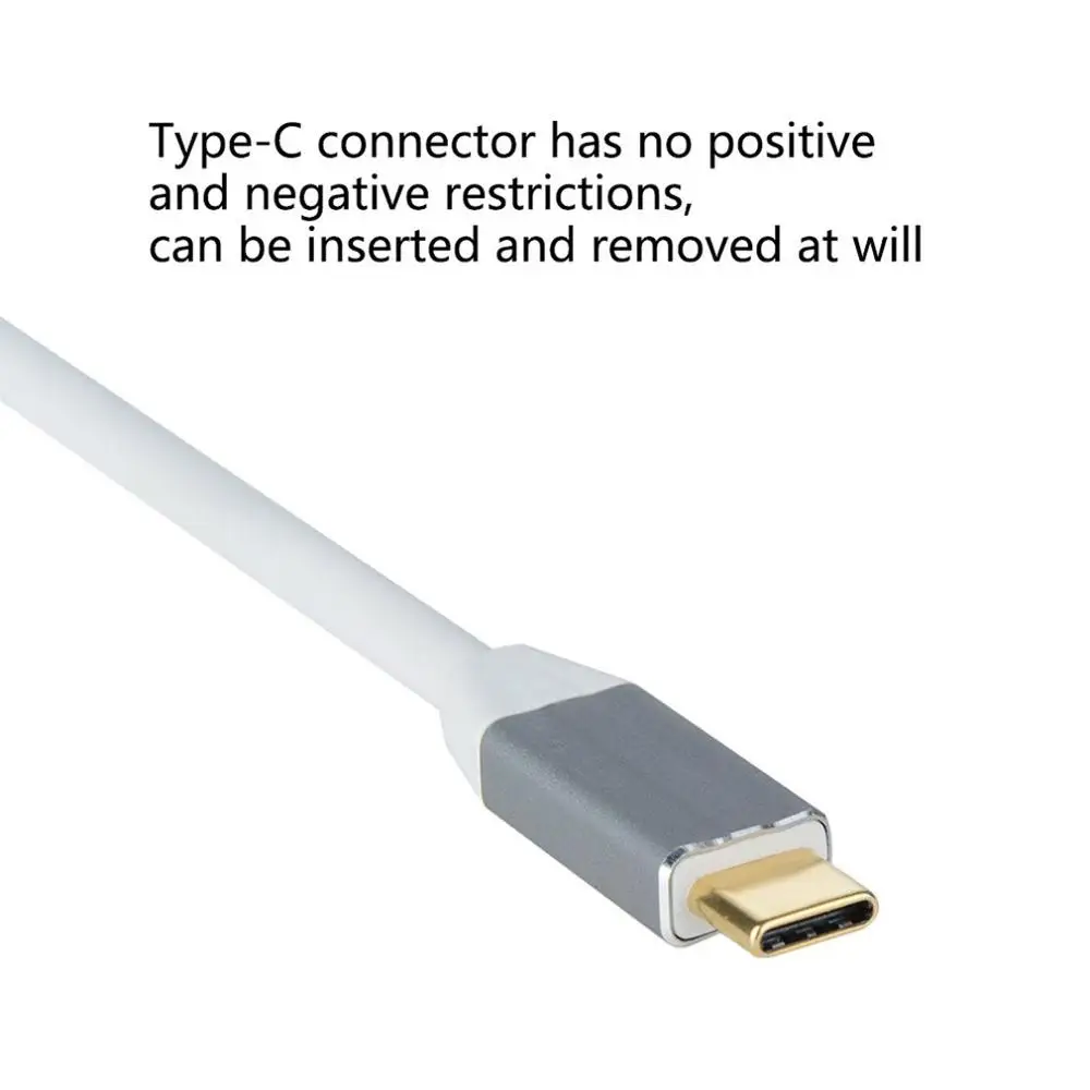 6 в 1 Usb-C концентратор 4K Hd видео аудио кабель адаптер Тип C к Hdmi Usb 3,0/Usb 2,0 с кардридером type C usb-хаб