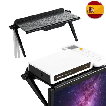 

Spain Fast Ship Adjustable TV Screen Top Storage Shelf Rack Holder Computer Monitor Desktop Stand TV Rack Display Storage Rack