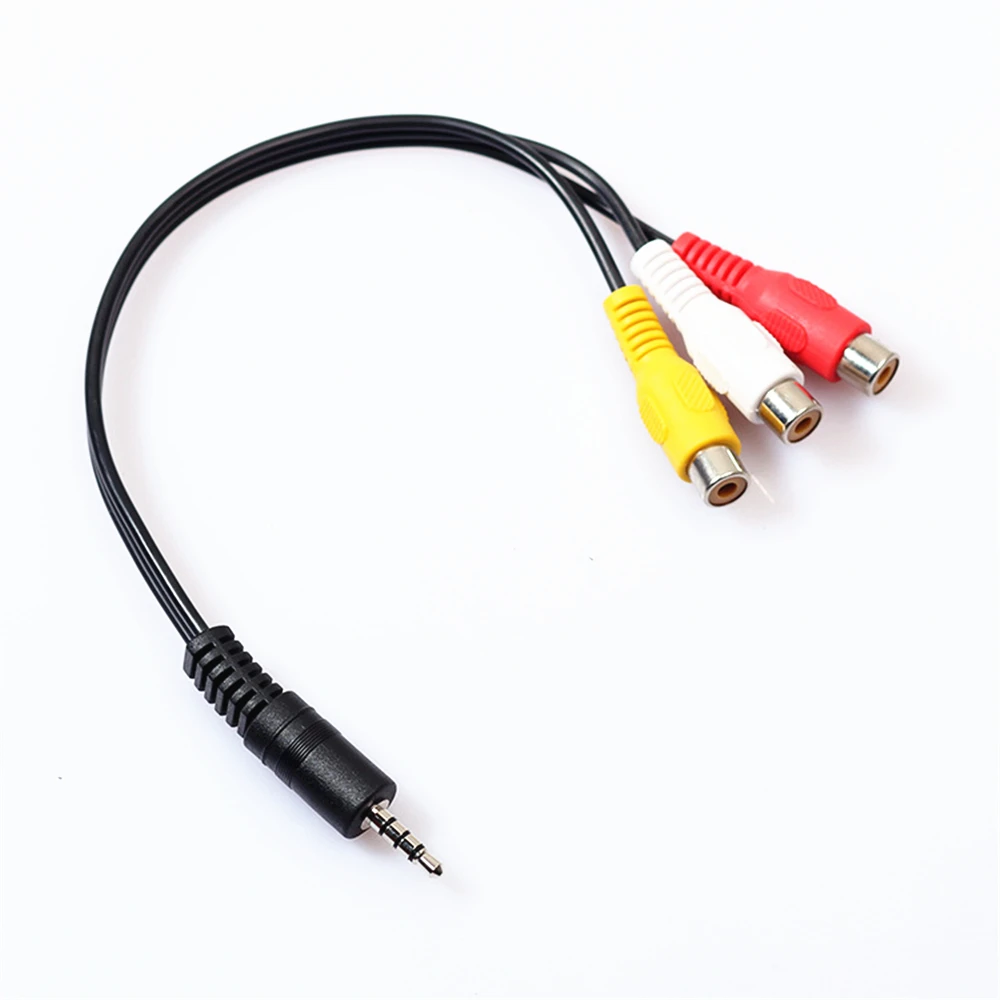 3 To 1 RCA Composite AV Cable Audio Video AV RCA Switch Splitter Selector Digital Connector For STB TV DVD Player For XBOX PS2