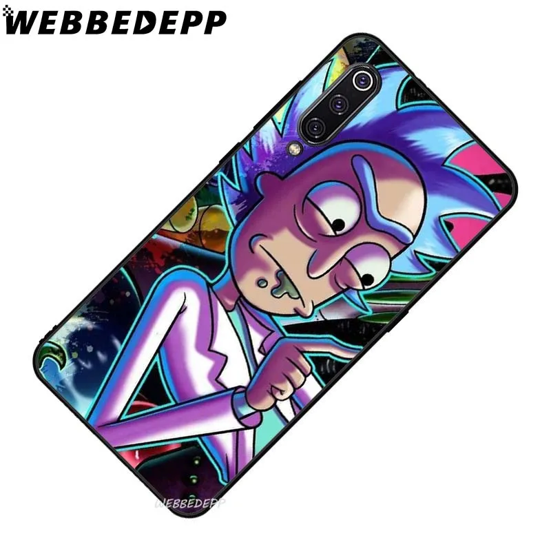 Мягкий ТПУ чехол WEBBEDEPP Рик и Морти для Xiaomi mi 6 8 A2 Lite 6 9 Pro A1 mi x 2s Max 3 F1 9T A3 Pro CC9E