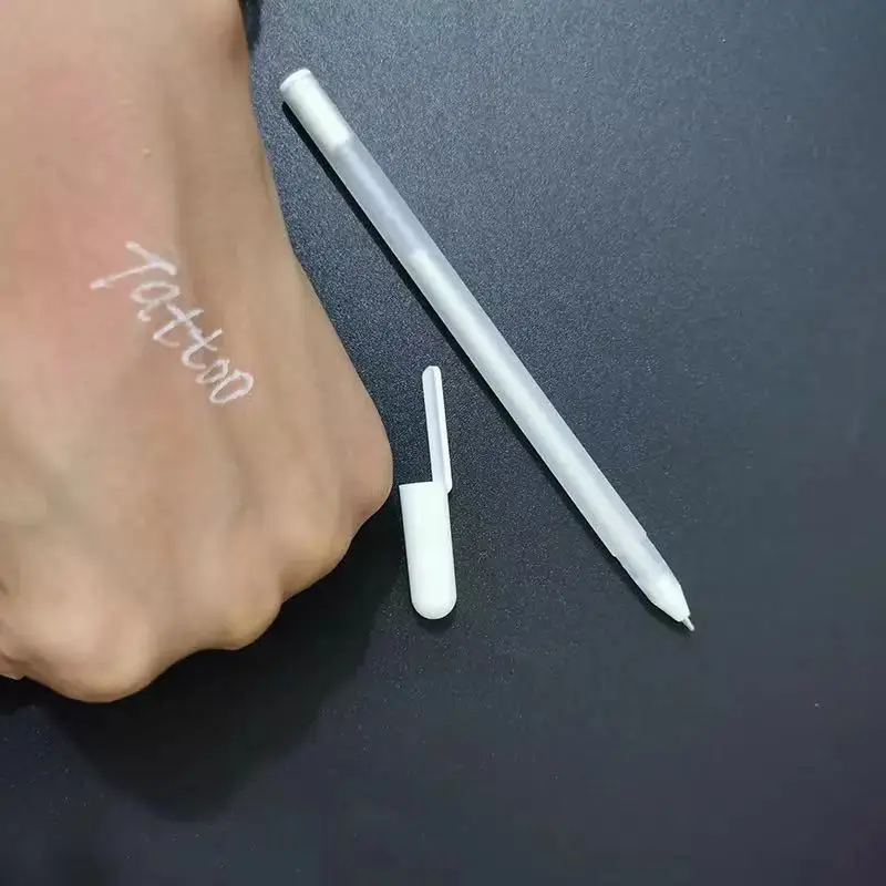 

1 шт. белый хайтлайтер художественный маркер краска для бровей гелевая ручка для скетчинга тонкая подводка Ручка для набросков ручка для рисования дизайнерские художественные школьные принадлежности