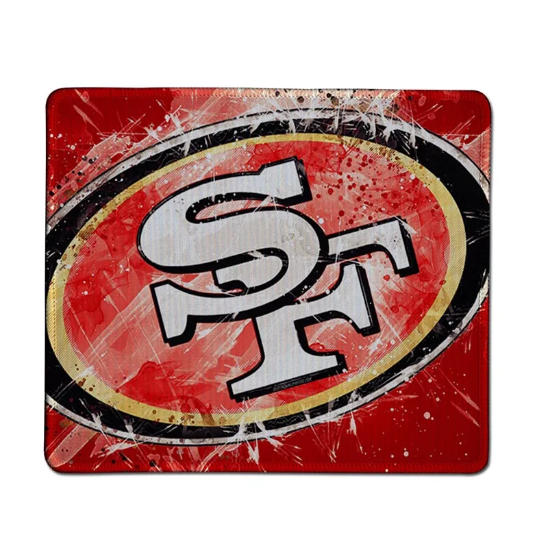 Babaite San Francisco 49ers DIY дизайн игровой с узором коврик для мыши резиновый ПК компьютерный игровой коврик для мыши - Цвет: No Lock Edge25x29cm