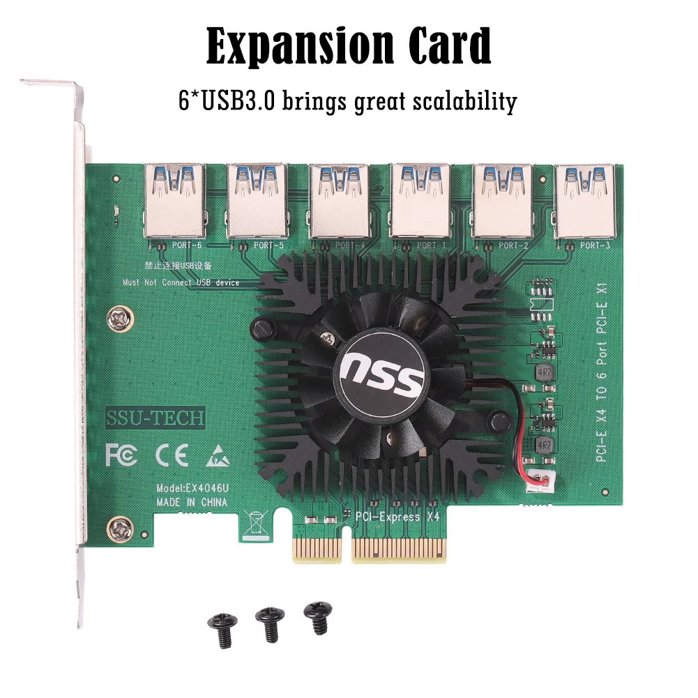 PCIE PCI Express 4X Riser Adapter Card Protective Cards X4 Slot Card 