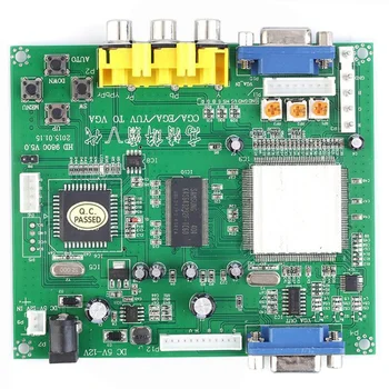 

New Cga Ega Rgb To Vga Hd Game Video Converter Board 1 Vga Output Game Convert Gbs8200 V5 Game Accessories