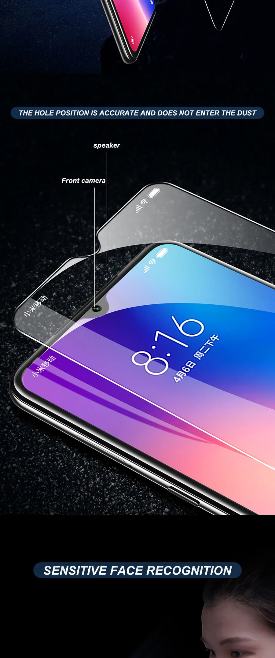 Закаленное стекло 9H для Xiaomi Mi 8 9T Pro SE CC9 CC9E A3 A2 Lite Play F1 Защитная пленка для экрана