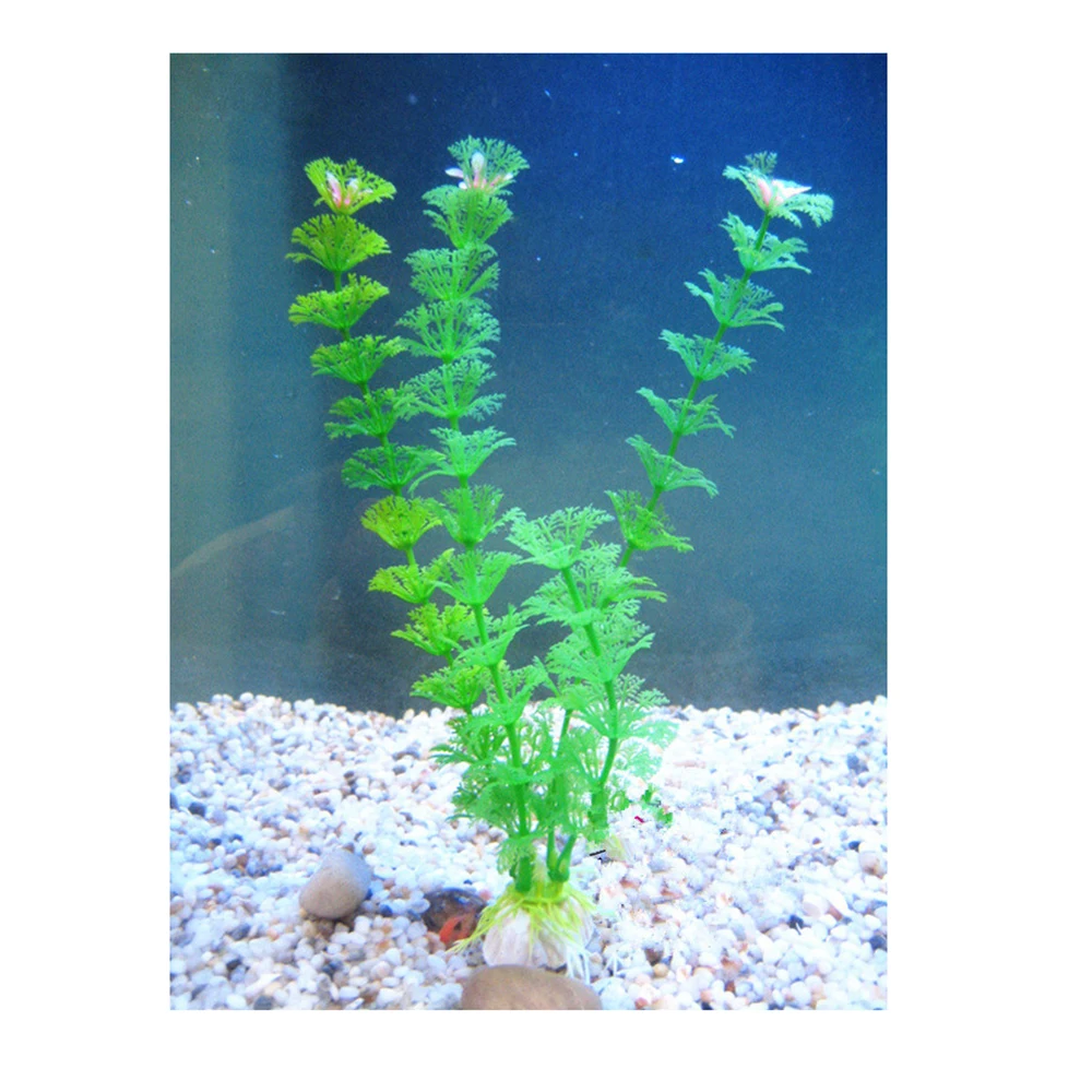 

30cm Pretty Underwater Artificial Aquatic Plant Ornaments Aquarium Fish Tank Green Water Grass Decor Landscape Decoration