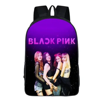 

New arrival KPOP Blackpink prints Backpack Students School Bag For Girls Boys Rucksack mochila customize women Travel bags
