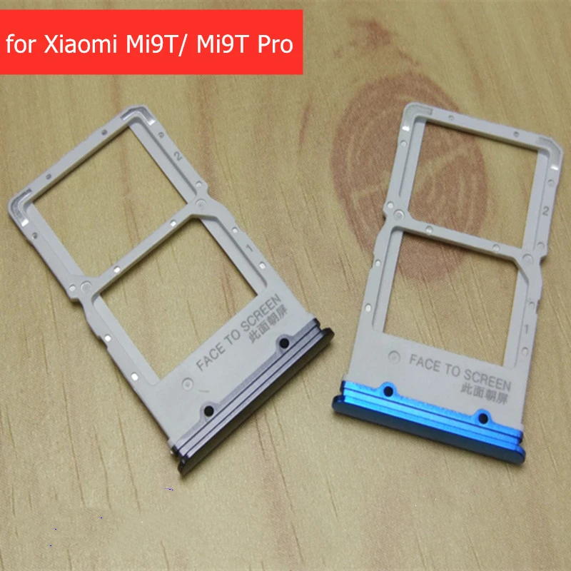 Для Xiaomi mi 9 T/mi 9T Pro держатель лотка для карт Слот для sim-карт гнездо адаптера держатель лотка для sim-карт запасные части