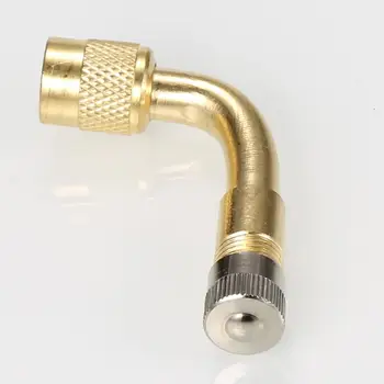 

1Pc 45/90/135 Degree Air Tyre Valve Stem Angle Brass Valve Extension Adapter for Car Truck Motorcycle Cycling Accessories TXTB1