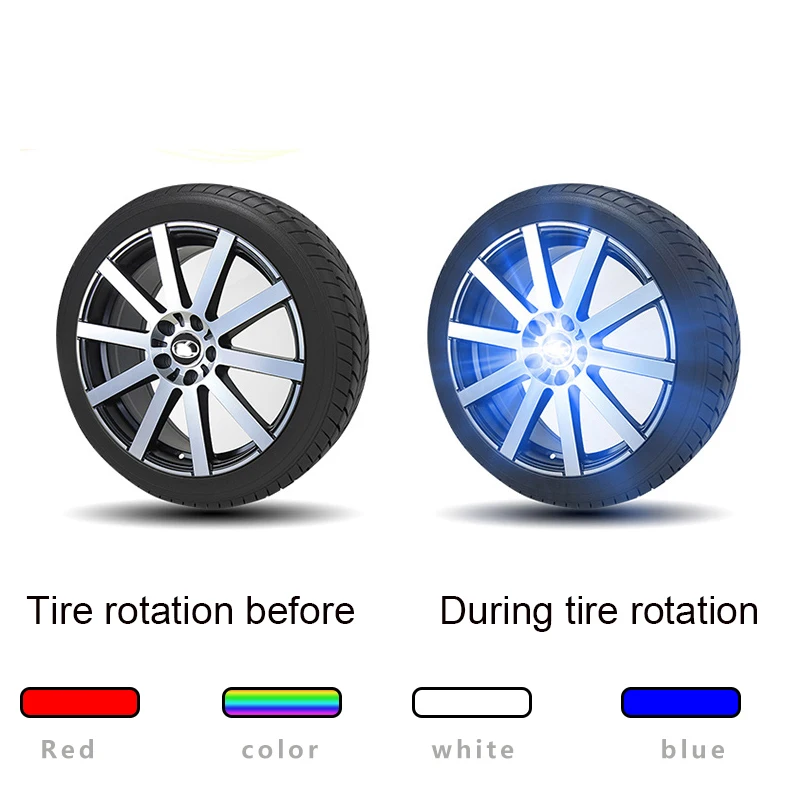 

For Lexus 62MM Hub Light wheel center hub sticker Car Floating Illumination Wheel Caps Cover Lighting Cap