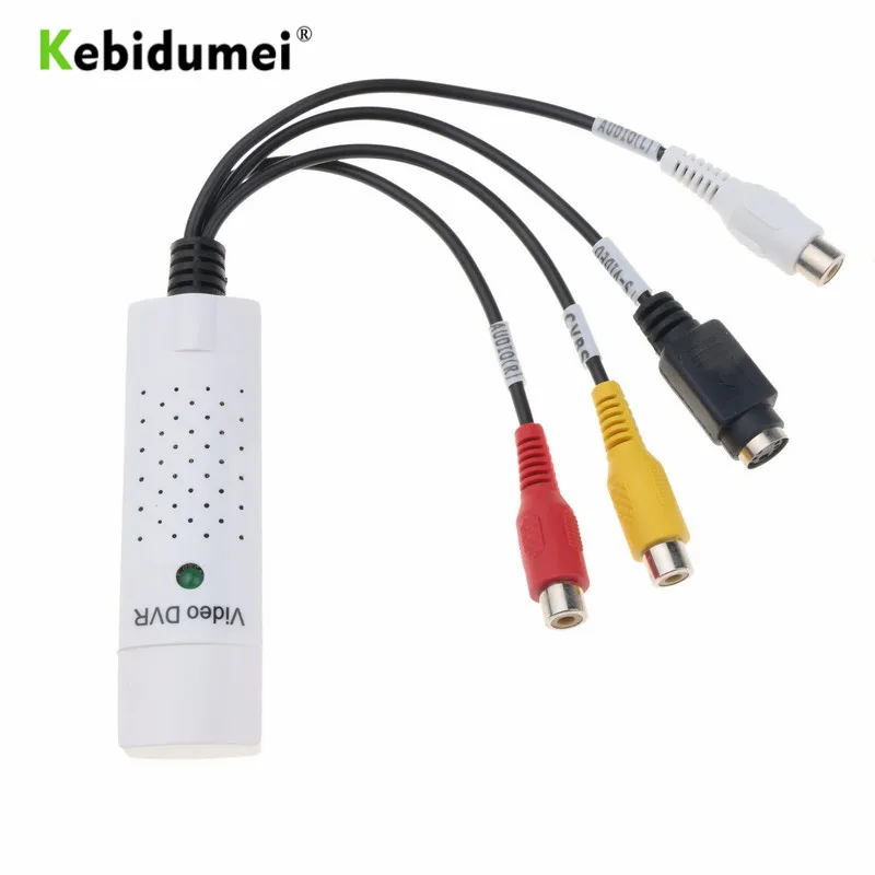 Kebidumei USB 2,0 легко закрывать Видео ТВ DVD VHS DVR Крышка туры карты проще крышка USB видео крышка туры устройства поддержка Win10