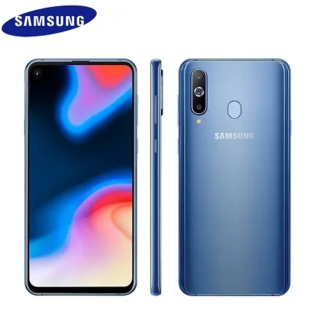 Новинка, samsung Galaxy A8s SM-G8870, 6 ГБ ОЗУ, 128 Гб ПЗУ, 4G LTE, мобильный телефон, 6,4 дюймов, четыре ядра, Snapdragon 710, четыре камеры, NFC, смартфон - Цвет: 8GB 128GB Blue