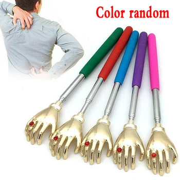 

Telescopic Back Scraper Steel Extensible Portable Arm Extension for Scratching Random Color Back Massager Scratchers Health Care