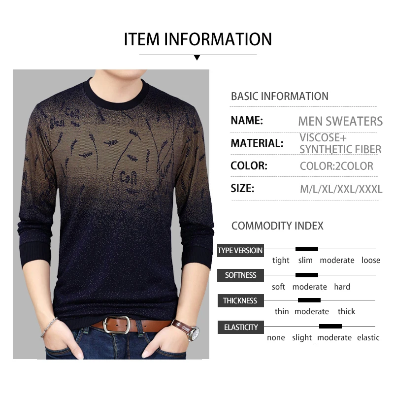 Promo Mens Sweaters for 2019 Pullover Flower Sweater Mensthin Jersey Knitted Sweaters Mens Wear Slim Fit Knitwear Fashion Men Clothing