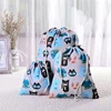 Cotton Linen Drawstring Bag Fabric Pouch Candy Favor Holder Travel Cloth Shoes Storage Bag Makeup Jewelry Case Christmas Gift 6