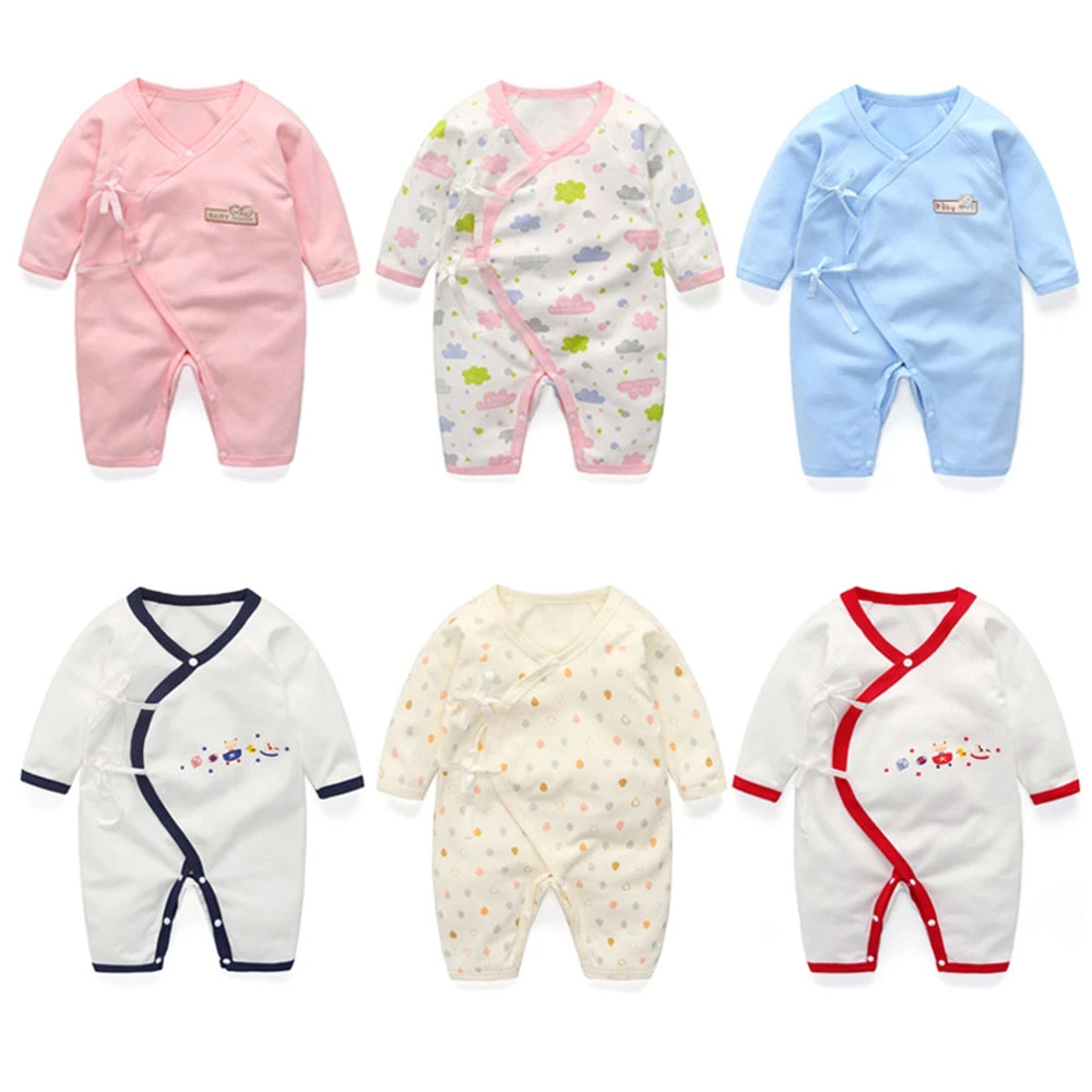 Baby Jumpsuit Newborn Romper Cotton Long Sleeve Toddle Clothing Monk