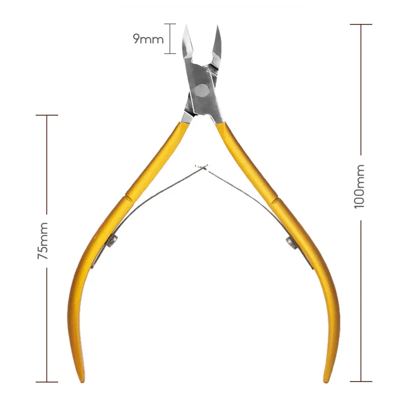 Ножницы для кутикулы из нержавеющей стали, кусачки для ногтей, кусачки для удаления омертвевшей кожи, ножницы, кусачки, инструмент для маникюра