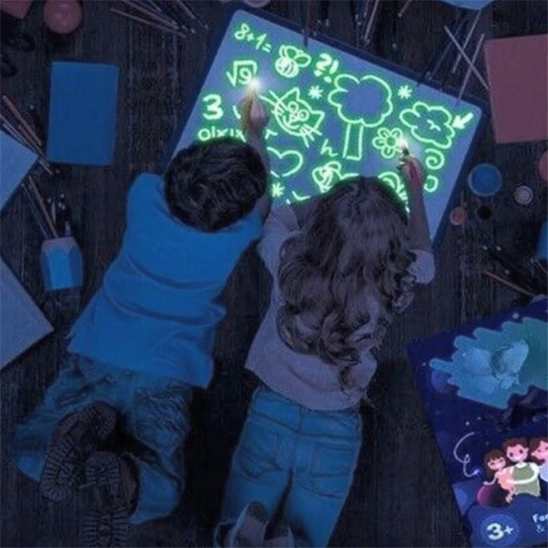 Волшебный коврик большой размер осветительный светильник для рисования в