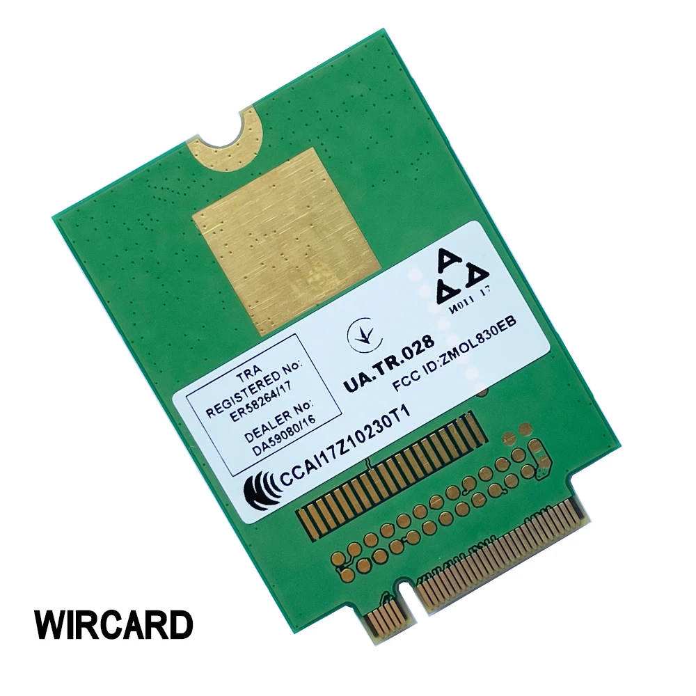 WIRCARD L830-EB 4G Card 4G Module For Thinkpad X280 T480 T580 P52s L480 L580 T490 T590 P53s T490s X390 L490 L590 FRU 01AX761 mobile broadband usb stick