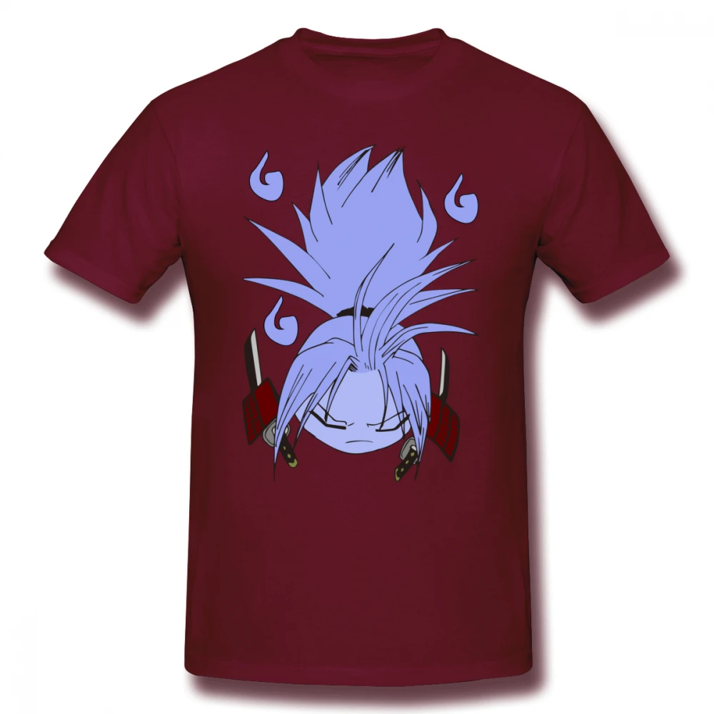 Midnite Star Shaman King amidamaru Guardian ghost Футболка мужская летняя футболка хлопковая Футболка с забавным принтом и рукавами большая футболка - Цвет: Winered