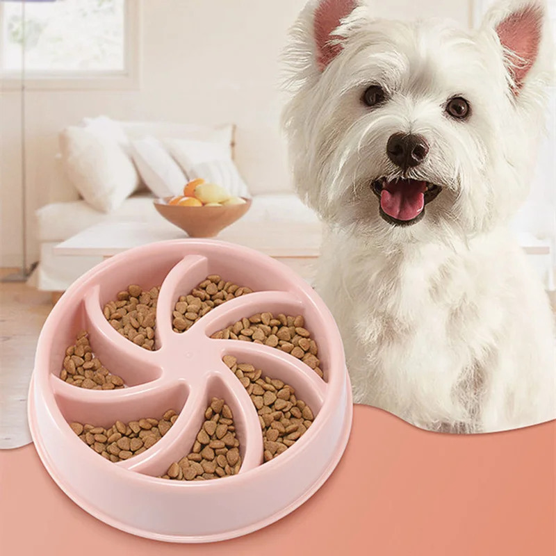 

Dog Food Bowls Container Eating Slow Feeder Tray Dish Feeding Plates Dispenser Puppy Prevent Obesity Pet Dogs Supplies Products