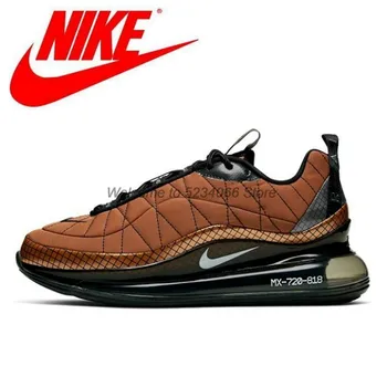 

original Nike Air Max 720-818 new product leather woven full palm cushion cushioning running shoes Men's size 40-45 BQ5972-800