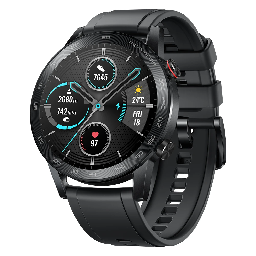 Глобальная версия huawei Honor Magic 2 умные часы gps+ ГЛОНАСС 5 АТМ часы с кислородом крови, NFC, Bluetooth Музыка для Android IOS