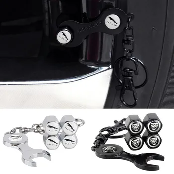 

4pcs Tire Stem Air Valve Caps Dust Cover for Jaguar F-Pace E pace E Type X S F type XJL XEL XFL XF XE XJ XK Sportbrake Decor