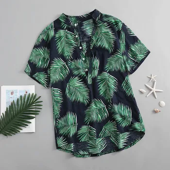 

Are you sure not to click in and see Men's Summer Fashion Lapel Leaf Print Short Sleeve Shirt Top Blouse Purchasing Wholesaler