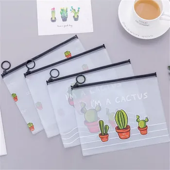 

Transparent Cosmetic Bag Women Cactus PVC Travel Make Up Beauty Toiletry Bags Female Makeup Organizer Cases Pouch