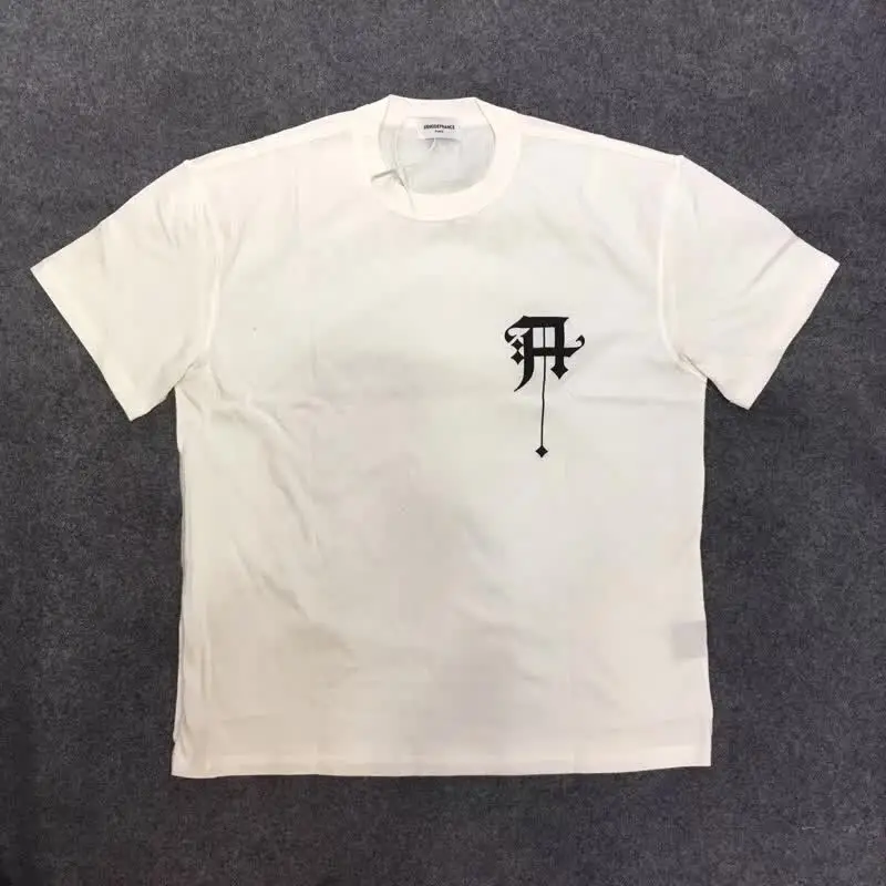 

Men Tee 19SS Arnodefrance T-shirt Women 1:1 Loose Cotton Arnodefrance Paris Sanskrit Logo Print Arnodefrance T-shirts
