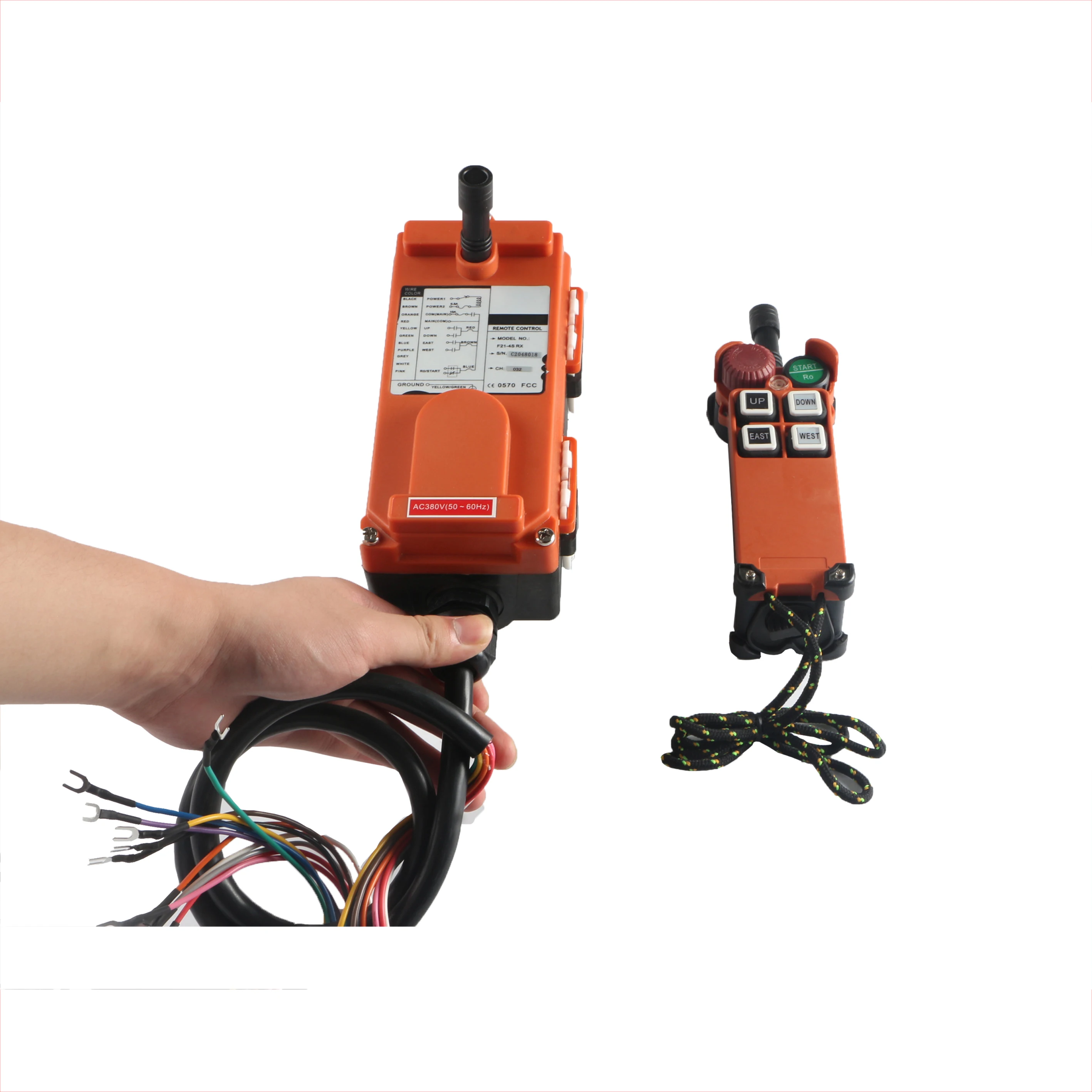 

F21-4D waterproof double speed industrial wireless crane remote control