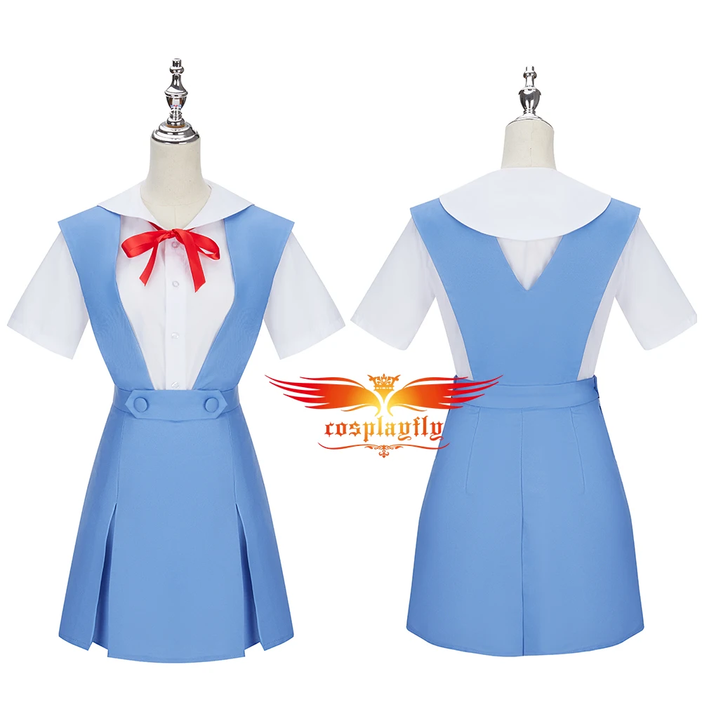 Костюм горничной Asuka Ayanami Rei Soryu для взрослых аниме девочек косплей костюм женский