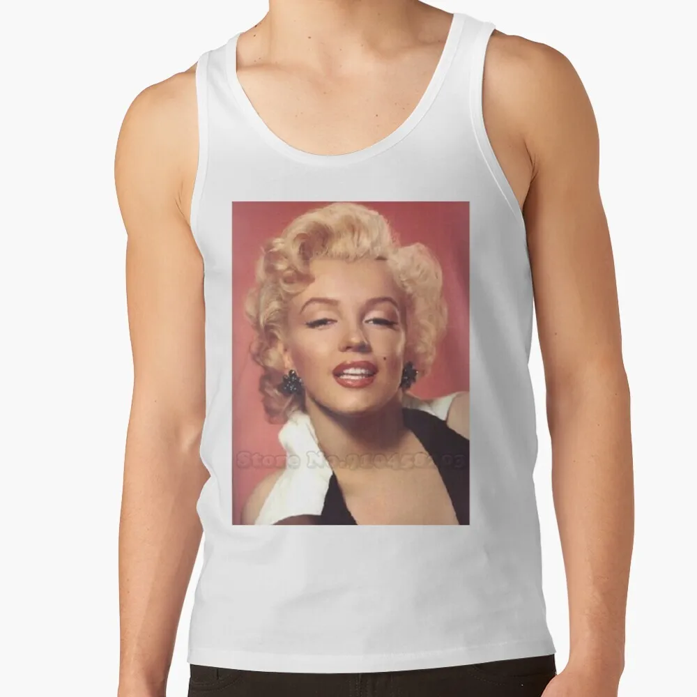 Мужская свободная дышащая майка Marilyn Monroe Mod.3 без рукавов большого размера для