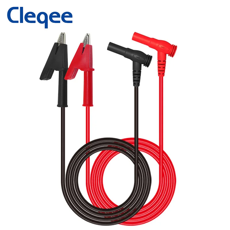 

Тестовые провода Cleqee P1047 для мультиметра, штекер типа "банан", 4 мм, 1000 В, 15 А, 2 шт.