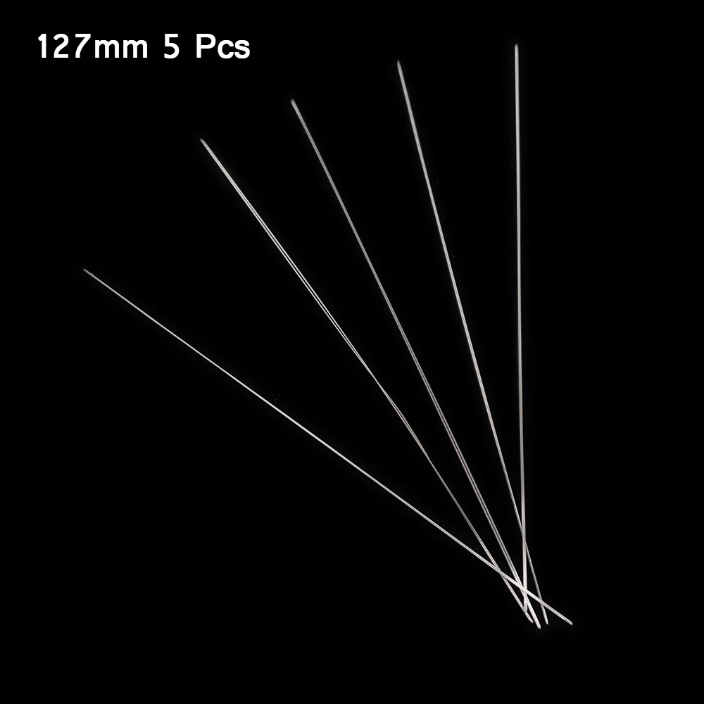 WLYeeS 5 шт. изогнутые иглы для бисероплетения, инструменты из нержавеющей стали, булавки для плетения бусин, шнур, легкое Изготовление ювелирных изделий
