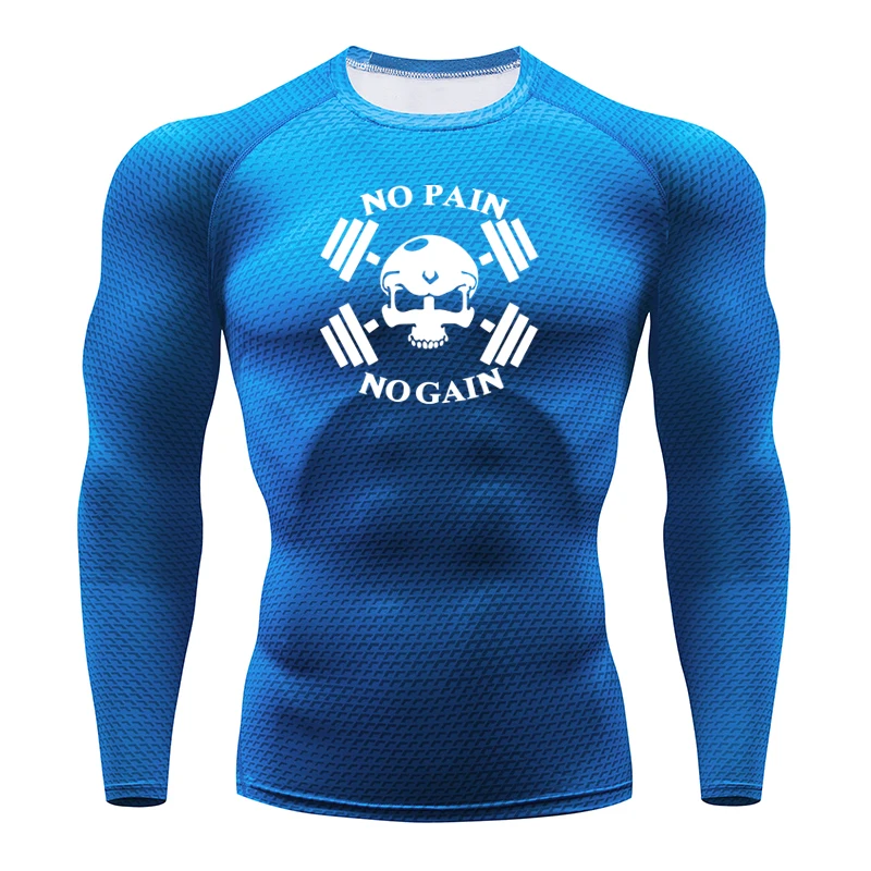 Мужская футболка для бега Gorilla Snake gym одежда для фитнеса Топ Рашгард одежда для футбола быстросохнущая спортивная мужская рубашка - Color: 4