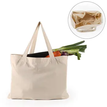 

Shopping Bag Cotton Tote Environmental Protection Fruit Vegetable Storage Container Shoulder Bag Supermarket Mall Shopping Bag
