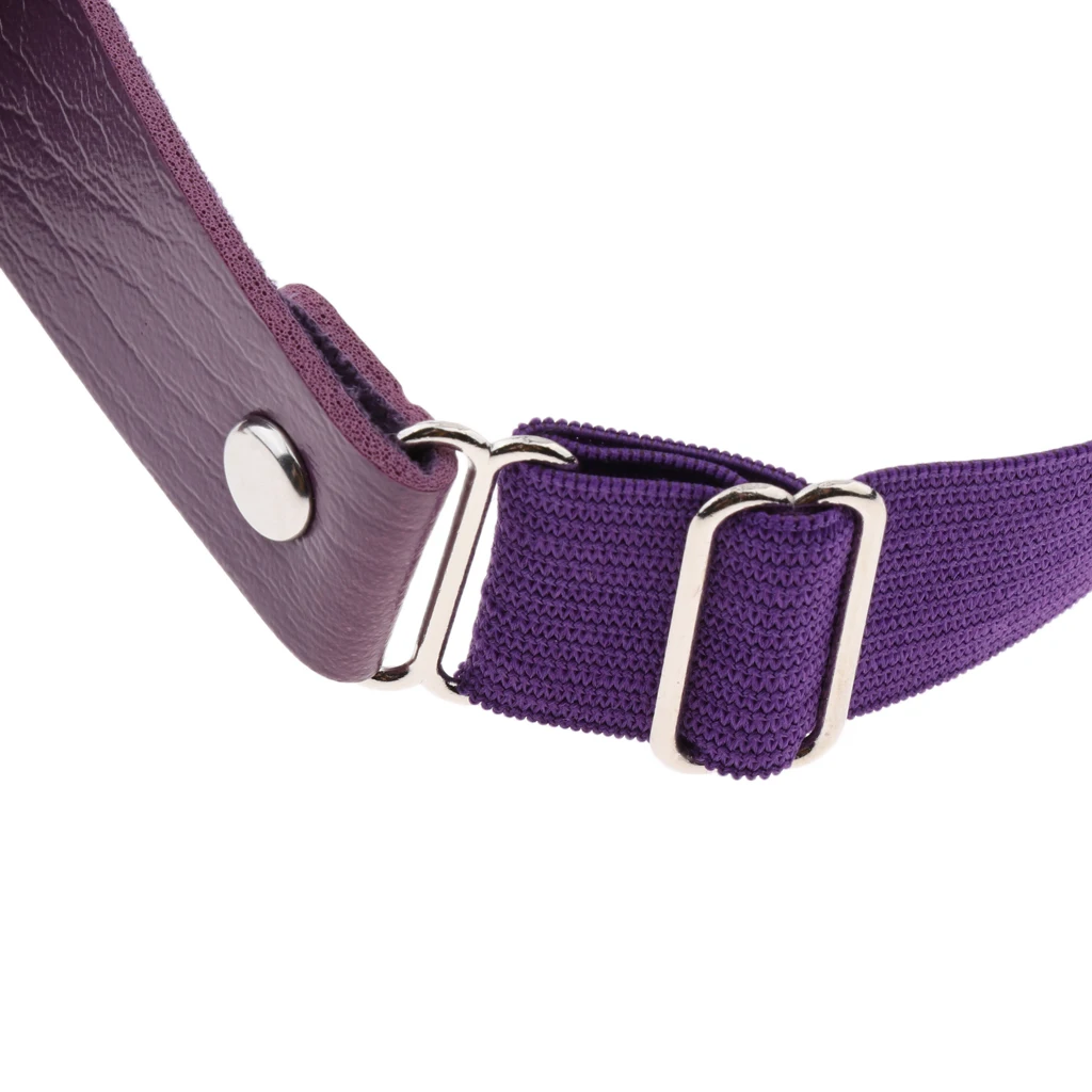 Sexy Women Bowknot Leg Garter Belt Anti-Slip Clips Elastic Punk Leg Harness Thigh Ring Leather Garter Belt Suspender Strap