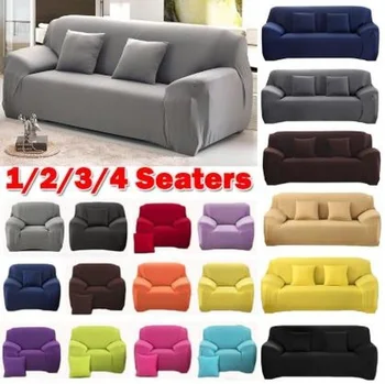 

1-4 Seaters Recliner Sofa Covers Retro Recliner Sofa Cover Multicolor Soft Couch Slipcovers for Living Room copridivano