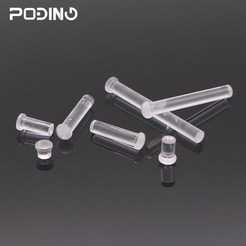 50pcslotPodingLEDLightPipeRoHSDIA3MMPlasticRoundHeadLight