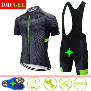 

2019 NW Northwave Pro Cycling jersey Bibs shorts suit Ropa Ciclismo mens summer quick dry Bicycling Maillot wear