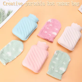 

Mini Small Cartoon Portable Hot Water Bag Water Injection Storage Bag Hand Warm Water Bottle Cute Hot Water Bottles^1