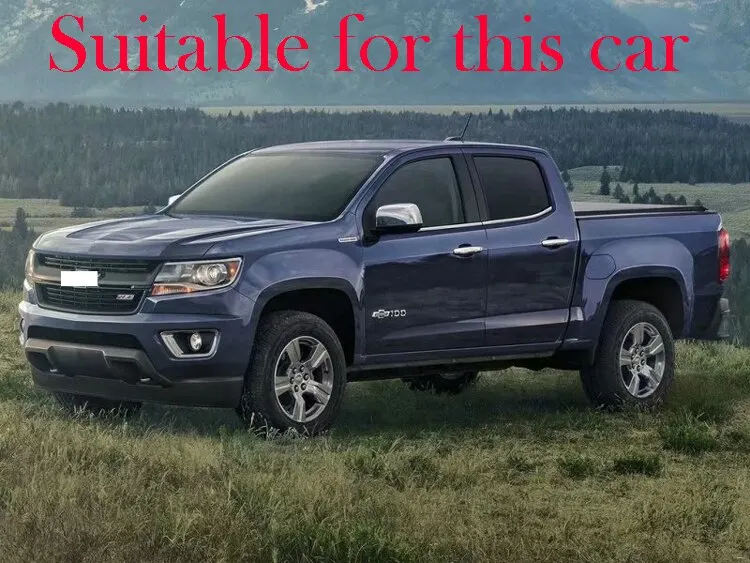 Для Chevrolet Colorado- автомобильные аксессуары ABS хром Нижняя отделка багажного отделения дверные ручки Чаша Ручка с покрытием