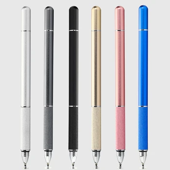 

10pcs 2 in 1 Capacitive Touch Screen Metal Stylus Pen for IPhone IPad IPod Touch Suit for Other Smart Phone Tablet Custom logo