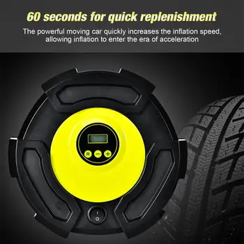 

Portable Car Air Compressor DC 12V Digital Tire Inflator Air Pump 100 PSI Auto Air Pump for Car Motorcycle LED Light Tire Pump