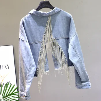 diamond denim jacket