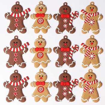 

Christmas Tree Ornaments Gingerbread Man Sytle Xmas Tree PVC Living Room Decorating Festival Home Decoration New Year Supplies